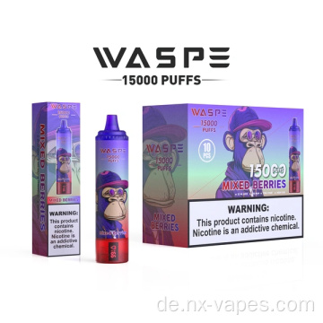 Wespe 15000 Puffs Einweg -Vape -Großhandel
